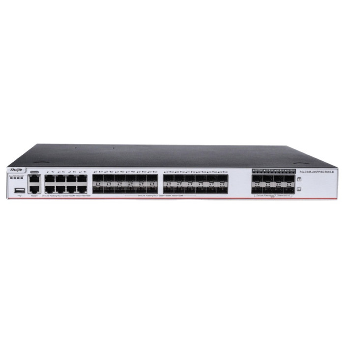 Комутатор 24 порти керований Ruijie RG-CS85-24SFP/8GT8XS-D