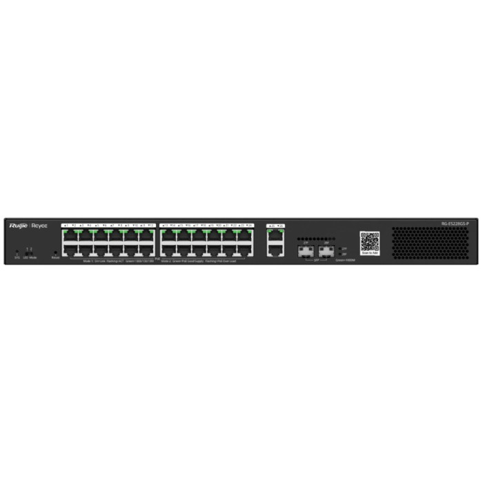 Комутатор 28 портів керований Ruijie Reyee RG-ES228GS-P POE