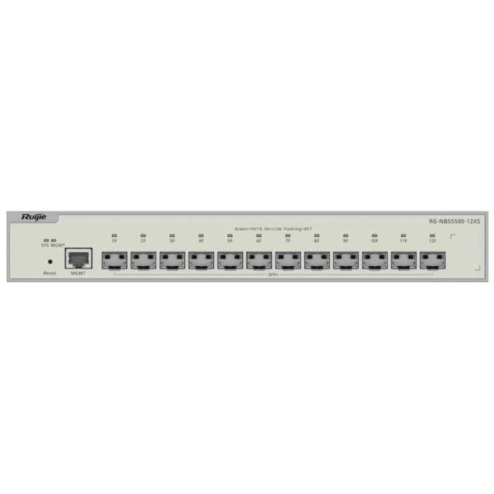 Комутатор 12-портовий 10G SFP+ керований L3 Ruijie Reyee RG-NBS5500-12XS