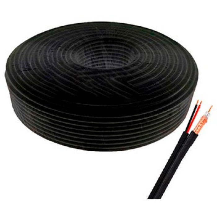 Кабель комбінований бухта 100 м RG590-CU PE+2*0.5