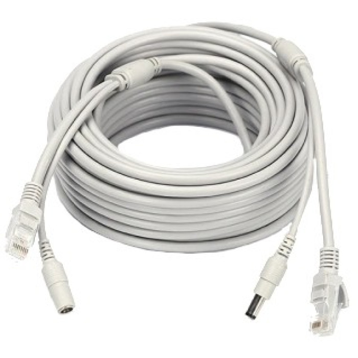 Патчкорд комбінований Voltronic RJ-45 + DC 15м