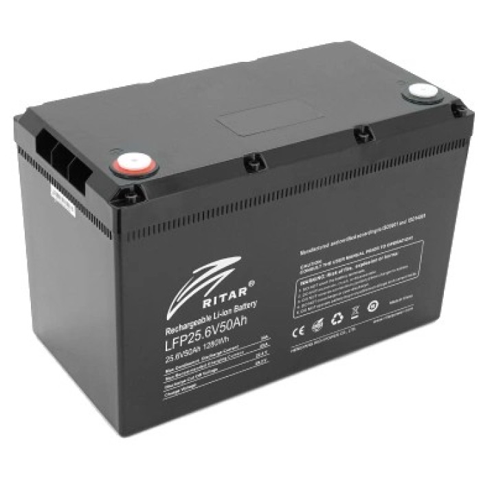 Літієва акумуляторна батарея Ritar LFP25.6V50Ah 25.6В 50А•год 50А