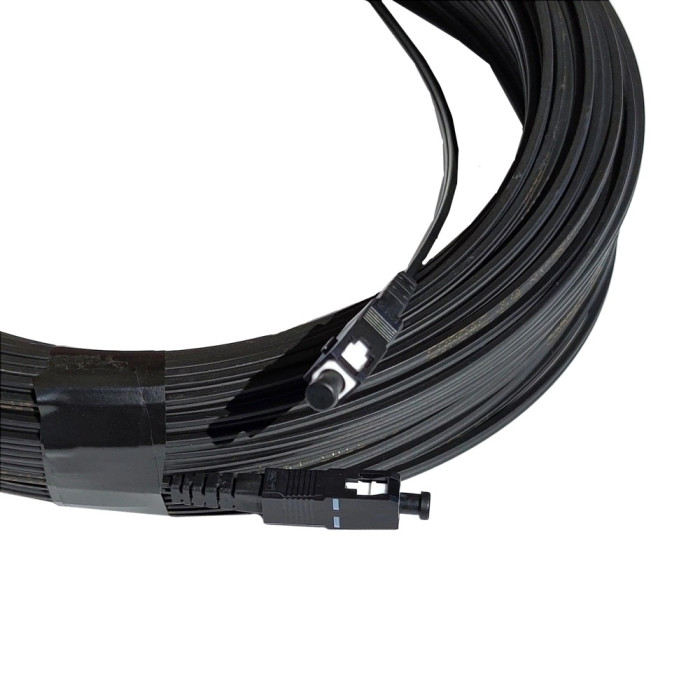 Патчкорд плоский, зовнішнього виконання 100 м, Simplex CMS UPC-100SCSC(SM)S(ON)FTTH-OD