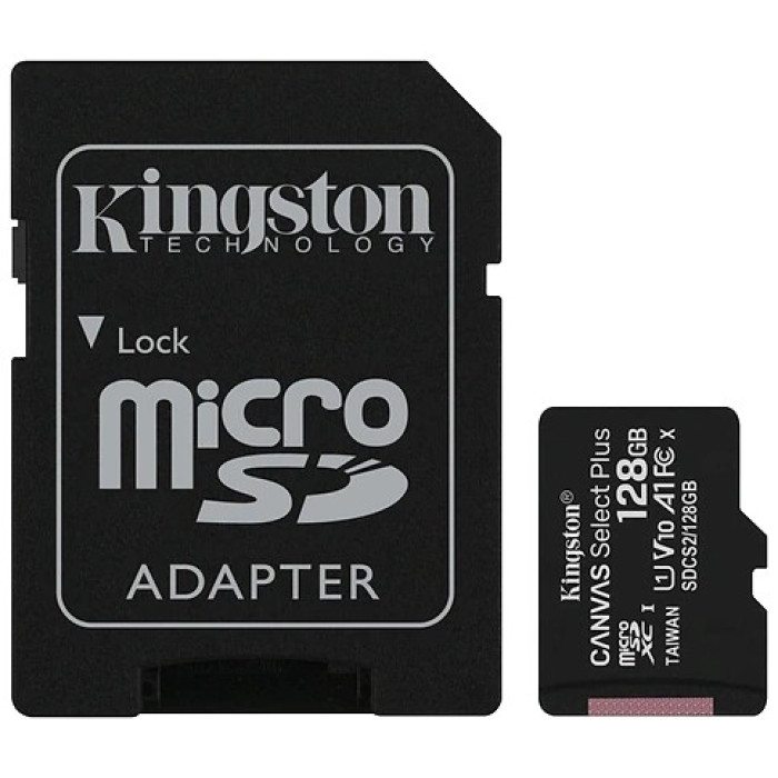 Карта пам’яті Kingston (SDCS2/128GB) 128Гб microSDXC U1 V10 A1