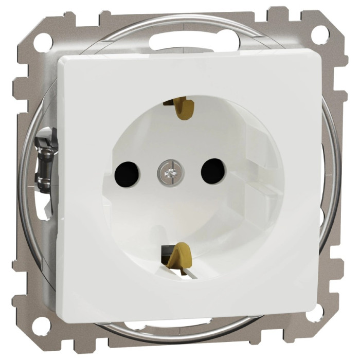 Розетка Schneider Electric Sedna Design & Elements SDD111022 з заземленн