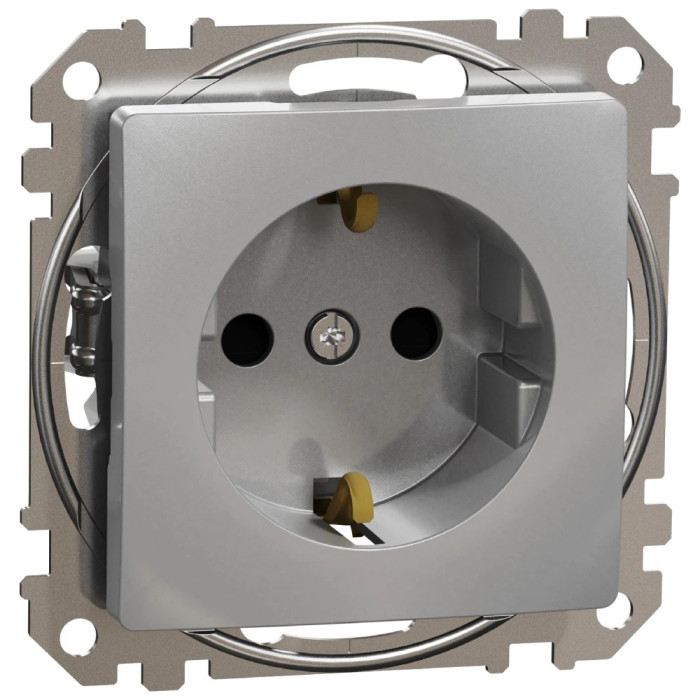 Розетка Schneider Electric Sedna Design & Elements SDD113022 з заземленн