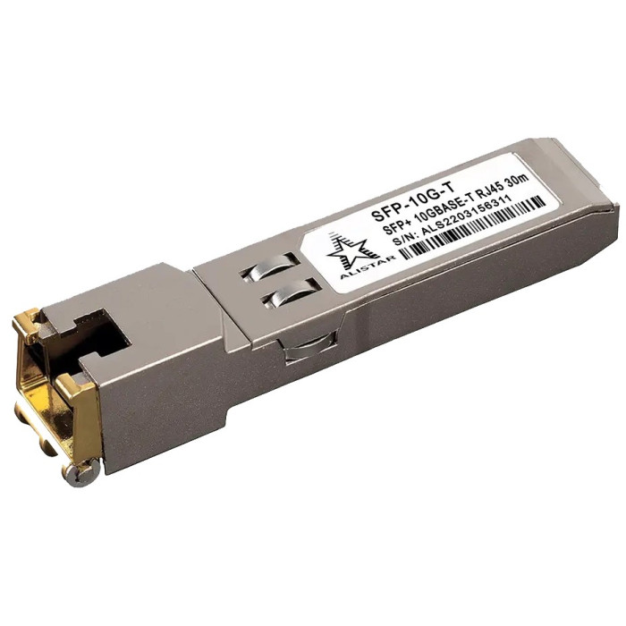 Модуль ALISTAR SFP-10G-T SFP+ 10G BASE-T RJ45 30M