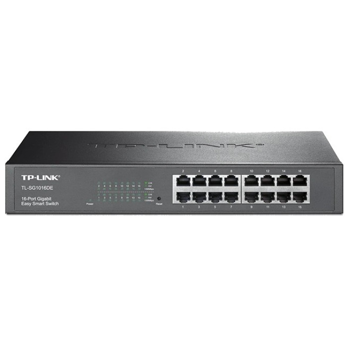 Комутатор 16 портів керований TP-LINK TL-SG1016DE 1000М