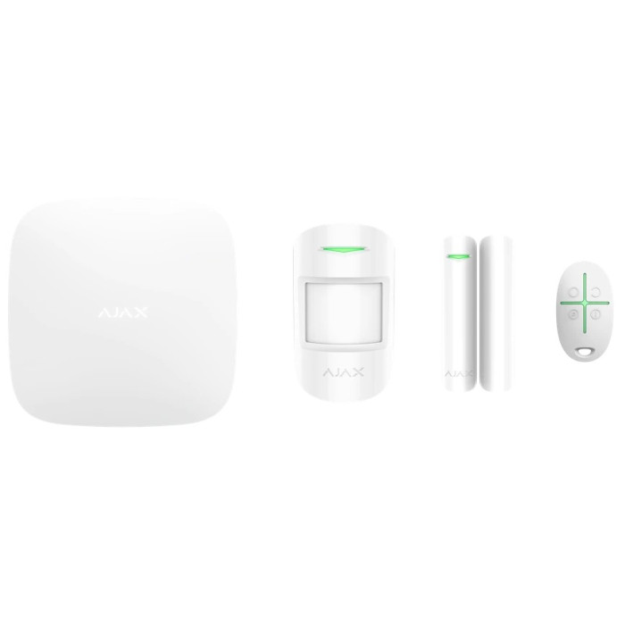 Комплект охоронної сигналізації Ajax StarterKit Plus (8EU) UA white