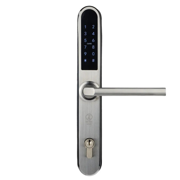 Розумний замок SEVEN LOCK SL-7761B silver