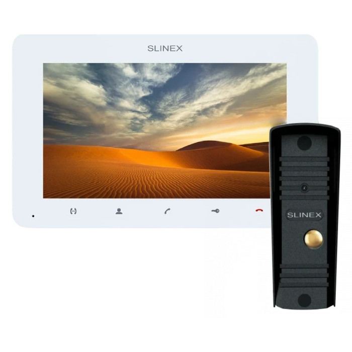 Комплект Slinex Slinex SM-07MHD білий + ML-16HD чорний