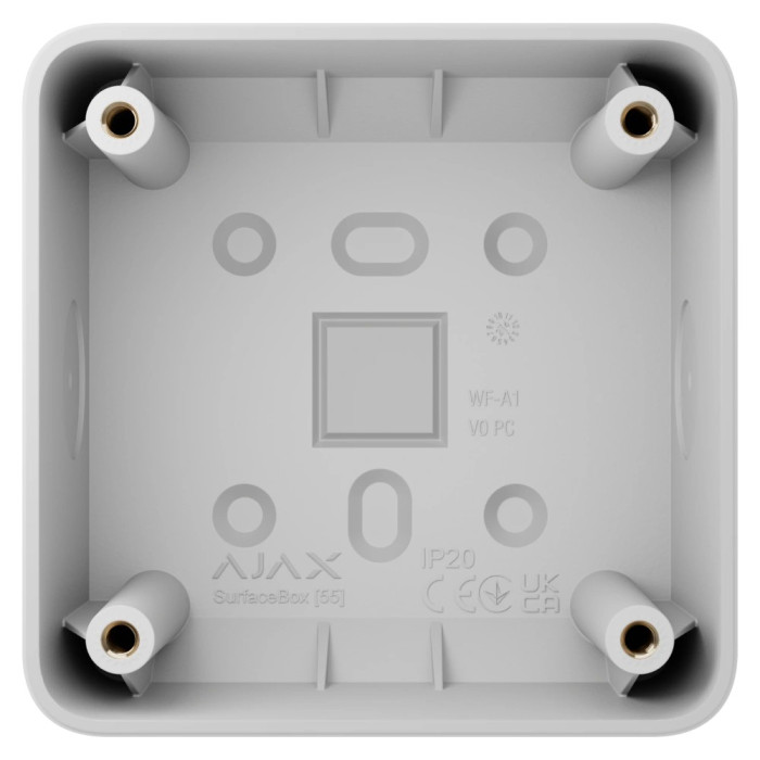 Монтажна коробка Ajax SurfaceMounting box white