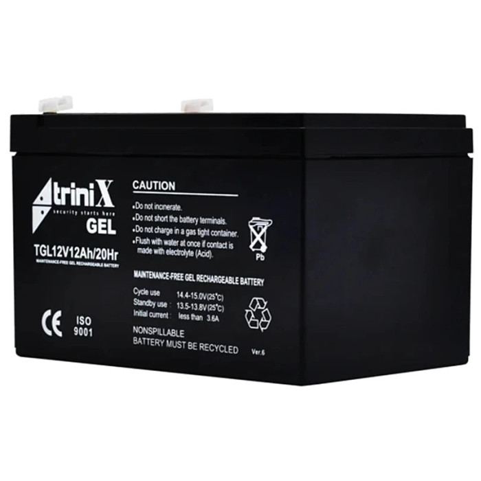 Акумуляторна батарея TRINIX GEL 12V 12Ah