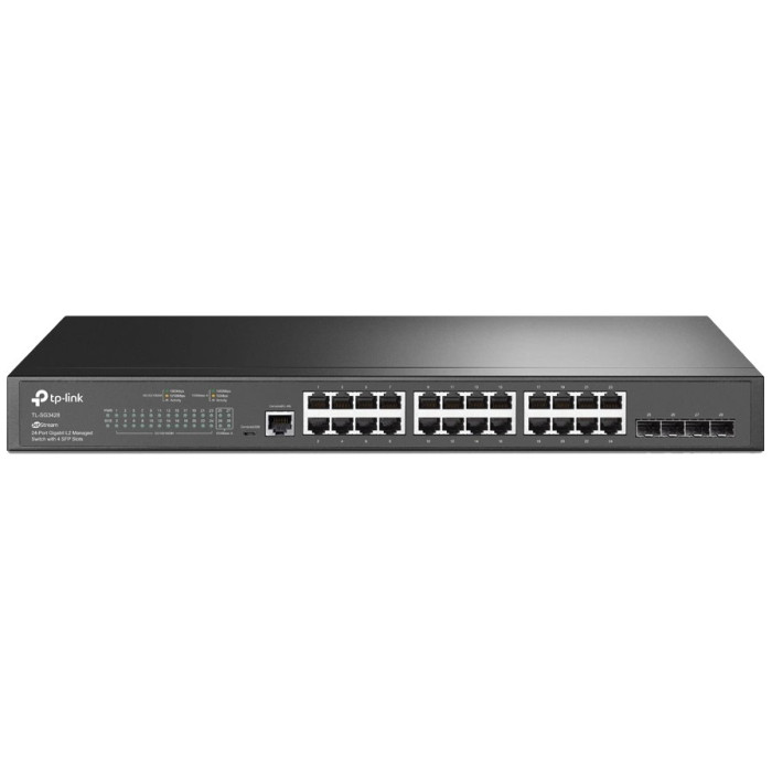 Комутатор 24 порти керований TP-Link TL-SG3428X-UPS
