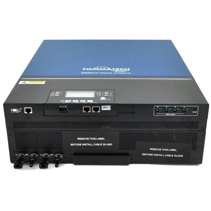 Гібридний інвертор однофазний TOMMATECH PLUS 7.2kW 48V MPPT(90-450) 80AParallel