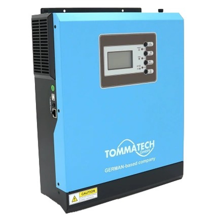 Гібридний інвертор однофазний TOMMATECH TT-NEW1K-12 1000W 12V 20/10А