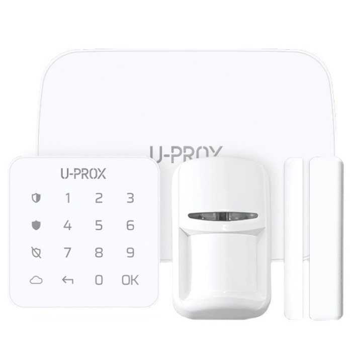 Комплект бездротової охоронної сигналізації U-Prox MP kit White