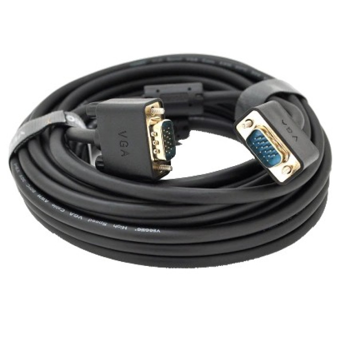 Кабель (тато-тато) VGA VEGGIEG VG-5 5м
