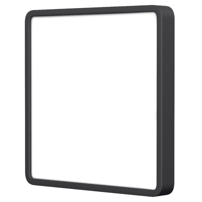 LED світильник накладний квадрат Black VIDEX 24W 5000K 220V