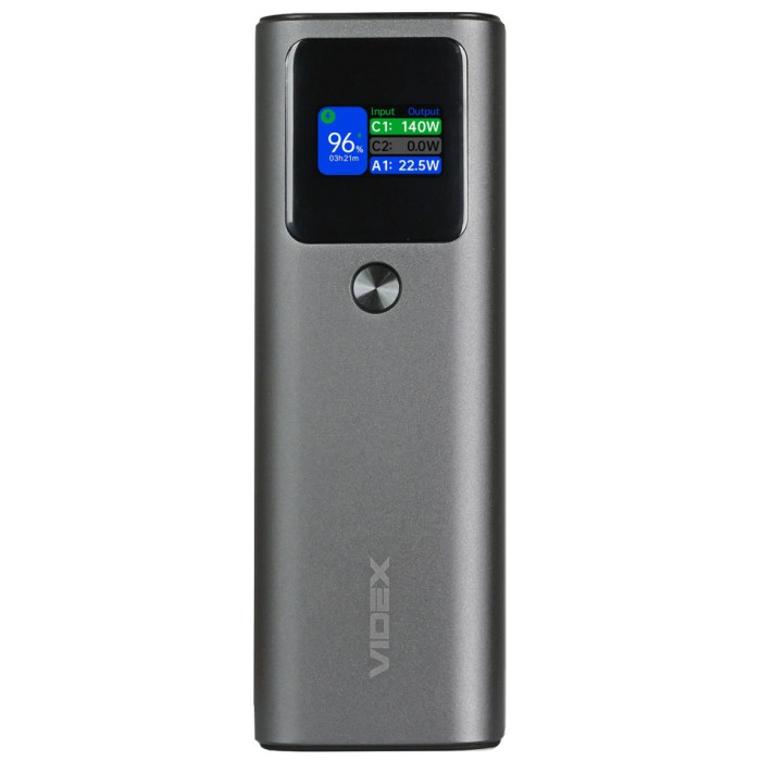 Повербанк VIDEX VPB-316 PD140Вт 30000мА•г