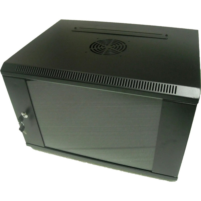 Шафа коммутаційна настінна 15U 600x450 розбірна Hypernet WMNC-15U-FLAT-AC-BLACK