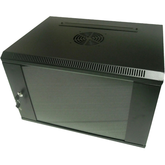 Шафа коммутаційна настінна 9U 600x450 Hypernet WMNC-9U-FLAT-AC-BLACK