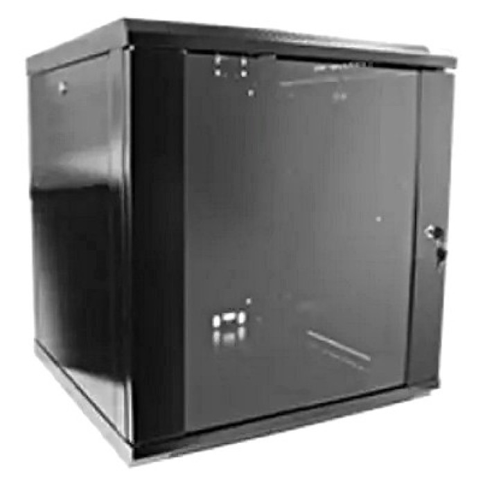 Шафа коммутаційна настінна розбірна Hypernet WMNC66-12U-FLAT-BLACK 12U 600x600