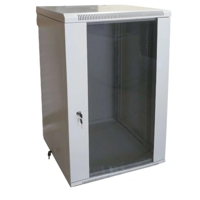 Шафа 18U 600x600 мм Hypernet настінна розбірна WMNC66-18U-FLAT