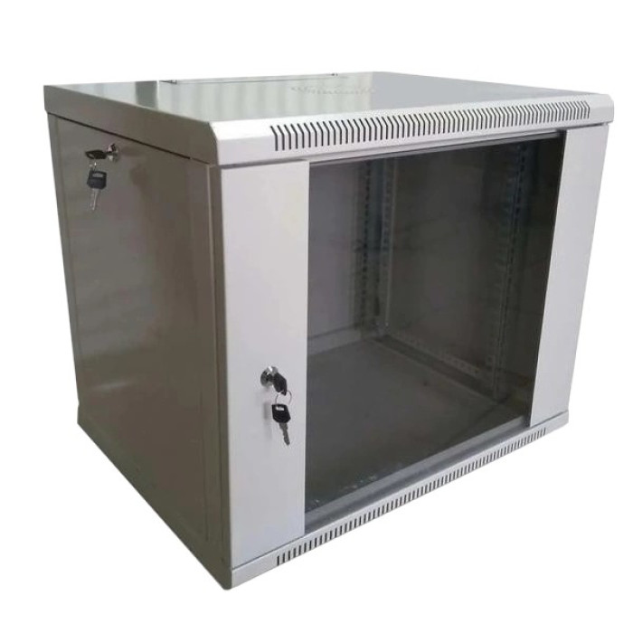 Шафа коммутаційна настінна 9U 600x600 розбірна Hypernet WMNC66-9U-FLAT-AC