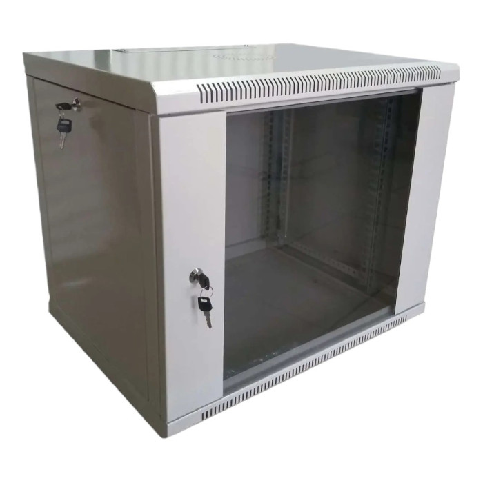 Шафа настінна розбірна 9U 600x600х507 мм Hypernet WMNC66-9U-FLAT