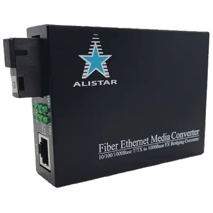 Медіаконвертор ALISTAR X5G 1G 10/100/1000BASE-T RJ-45 - 1000BASE-LX 1SM WDM SC