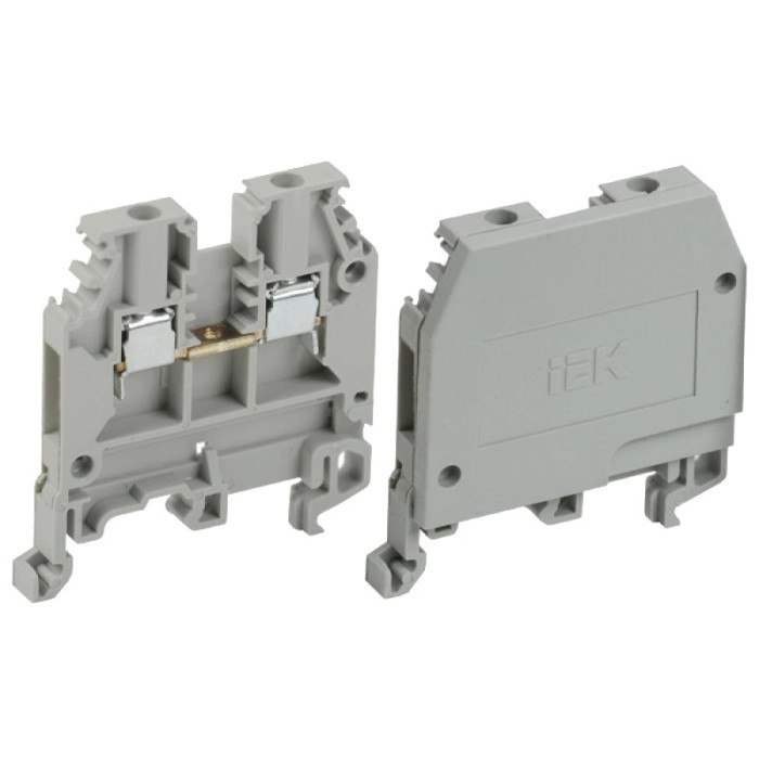 Зажим набірний сірий (без маркера) IEK ІЕК ЗНИ-2.5мм2 (JXB24А)