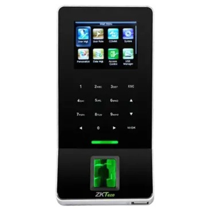 Термінал обліку робочого часу ZKTeco F22 SilkID Sesnor/Color Black/ID