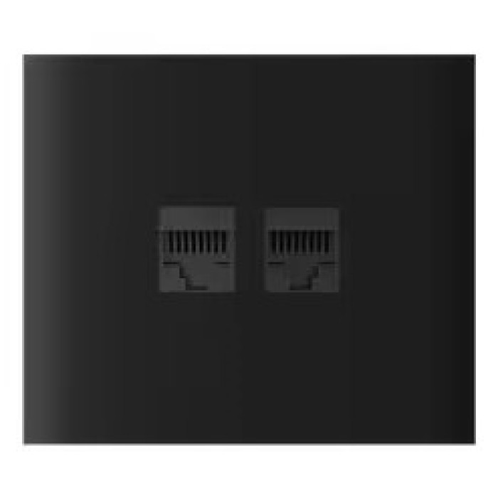 Фронтальна панель Ajax CenterCover (LAN) vertical Black