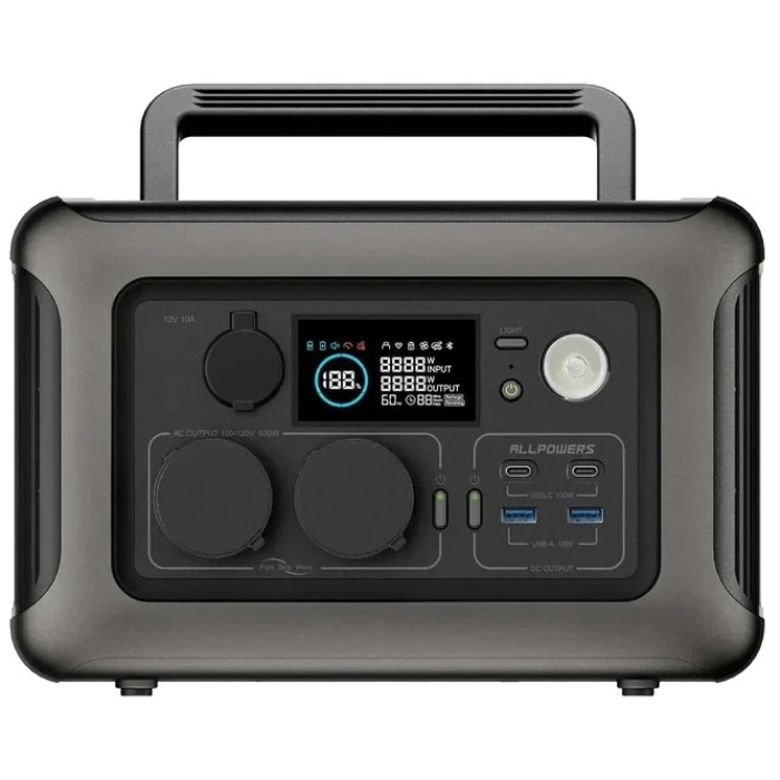 Портативна зарядна станція ALLPOWERS R600 299 Вт·г 600 Вт