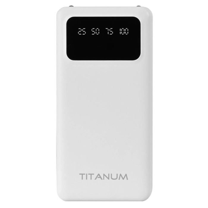 Повербанк VIDEX TITANUM OL03 White 30000mAh