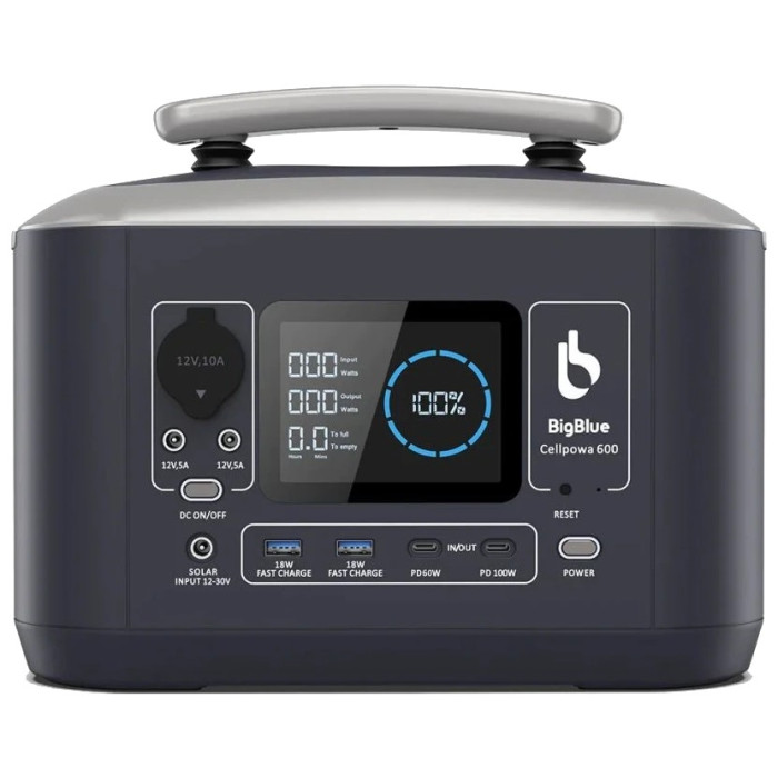 Портативне джерело живлення BigBlue CP600 600Вт 537.6 Вт•г