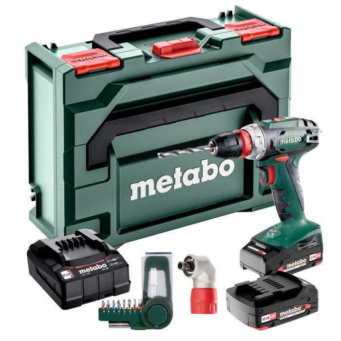 Акумуляторний дриль-шуруповерт Metabo BS 18 Quick Set (602217870)