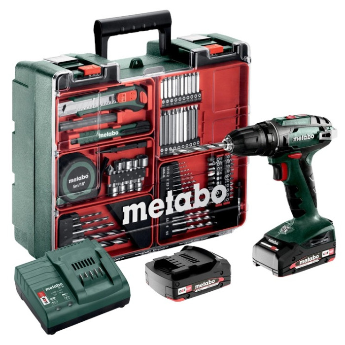 Акумуляторний дриль-шурупокрут Metabo BS 18 Mobile Workshop (602207880)