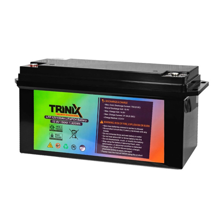 Акумуляторна батарея TRINIX 150 Ah 12V LiFePo4