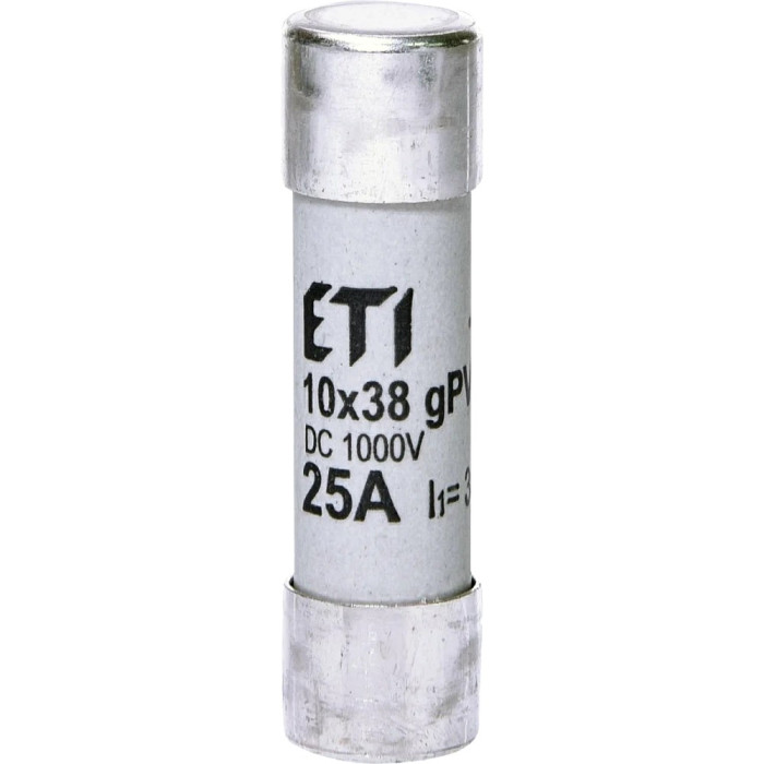 Запобіжник ETI ЕТІ CH 10x38 gPV 12A 1000V (30kA)
