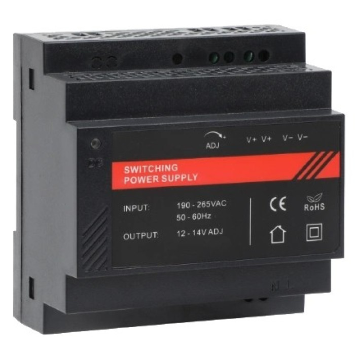 Блок живлення на DIN рейку VIA Energy DR12036-02B 12V/3A