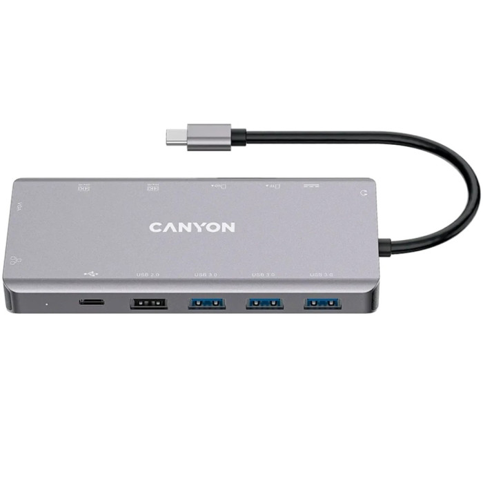 USB-хаб (комутатор) Canyon 13 Port USB-C Hub DS-12 (CNS-TDS12)