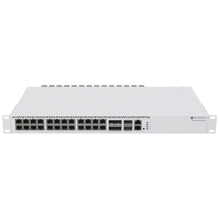 Комутатор 26 портів керований MikroTik CRS326-4C+20G+2Q+RM