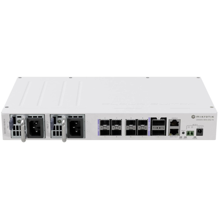 Комутатор 10 портів керований MikroTik CRS510-8XS-2XQ-IN