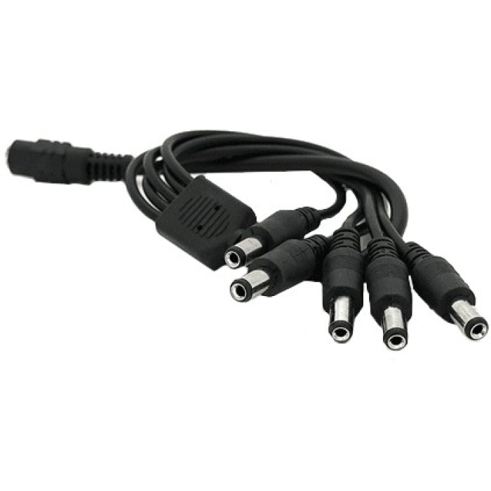 Дільник живлення Voltronic DC-F=>5xDC-M (D 5,5x2,5мм) 40см