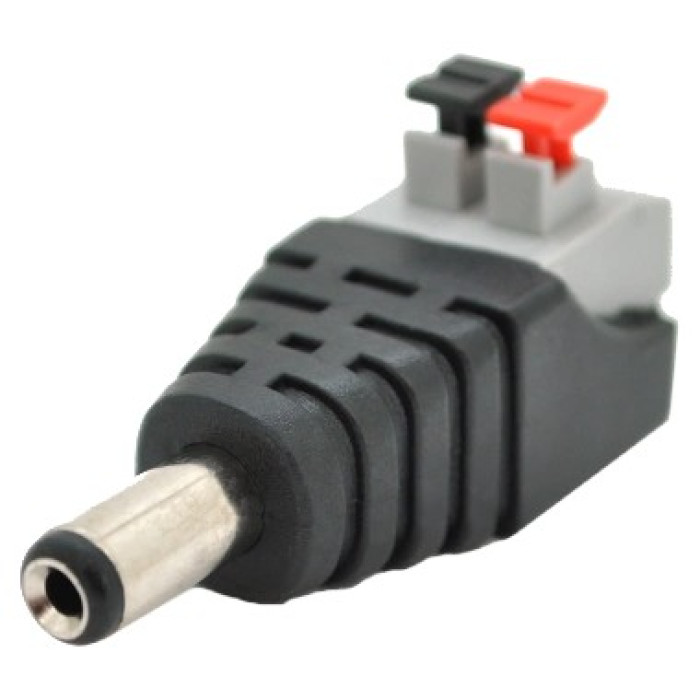 Роз'єм Voltronic DC-M (D 5,5x2,1мм) з клемами під ручний зажим під кабель