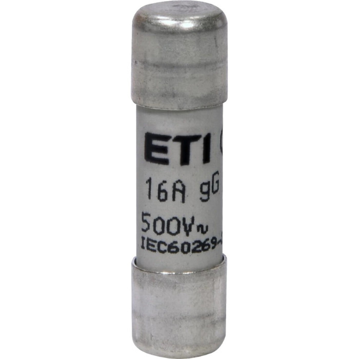 Запобіжник ETI ЕТІ CH 10x38 gG 16A 500V