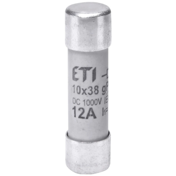 Запобіжник ETI CH10x38 gPV 12A 1000V
