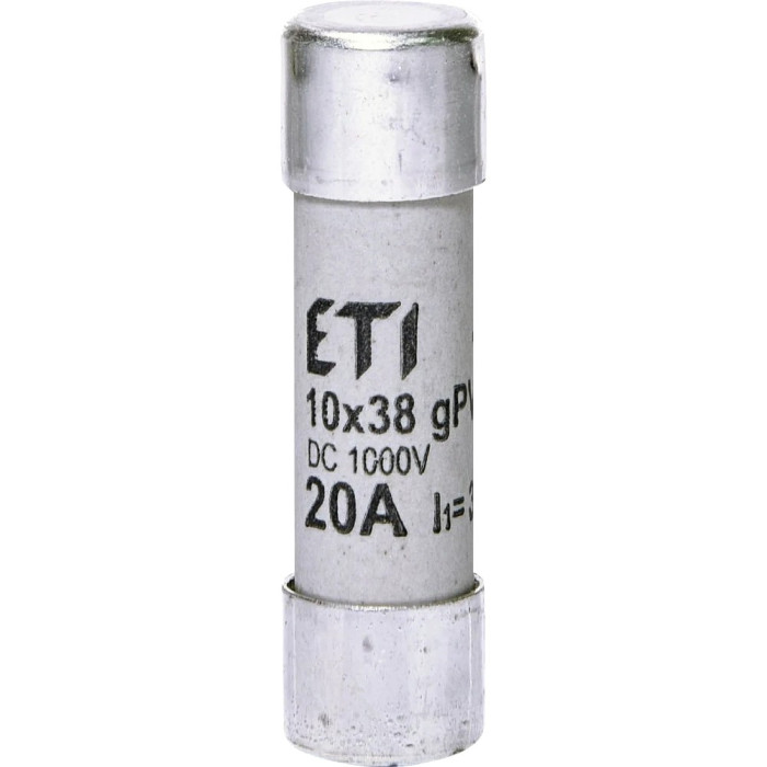 Запобіжник ETI CH10x38 gPV 20A 1000V